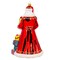 Miss Christmas 7.5 Inch Classic Santa With Gifts Christmas Tree Ornament , Christmas, Holiday, Vintage